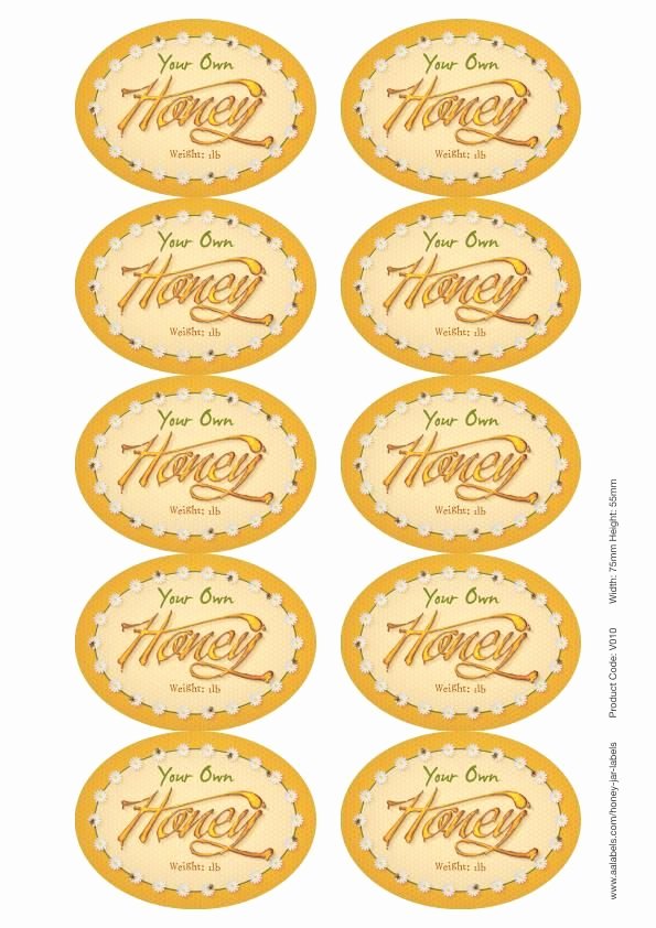 Honey Jar Labels Printable Lovely &quot;ode to the Honey Bee&quot; Honey Jar Labels You Can Edit and