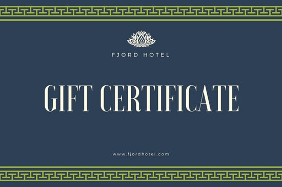 Hotel Gift Certificate Template Elegant Hotel Gift Certificate Templates Canva