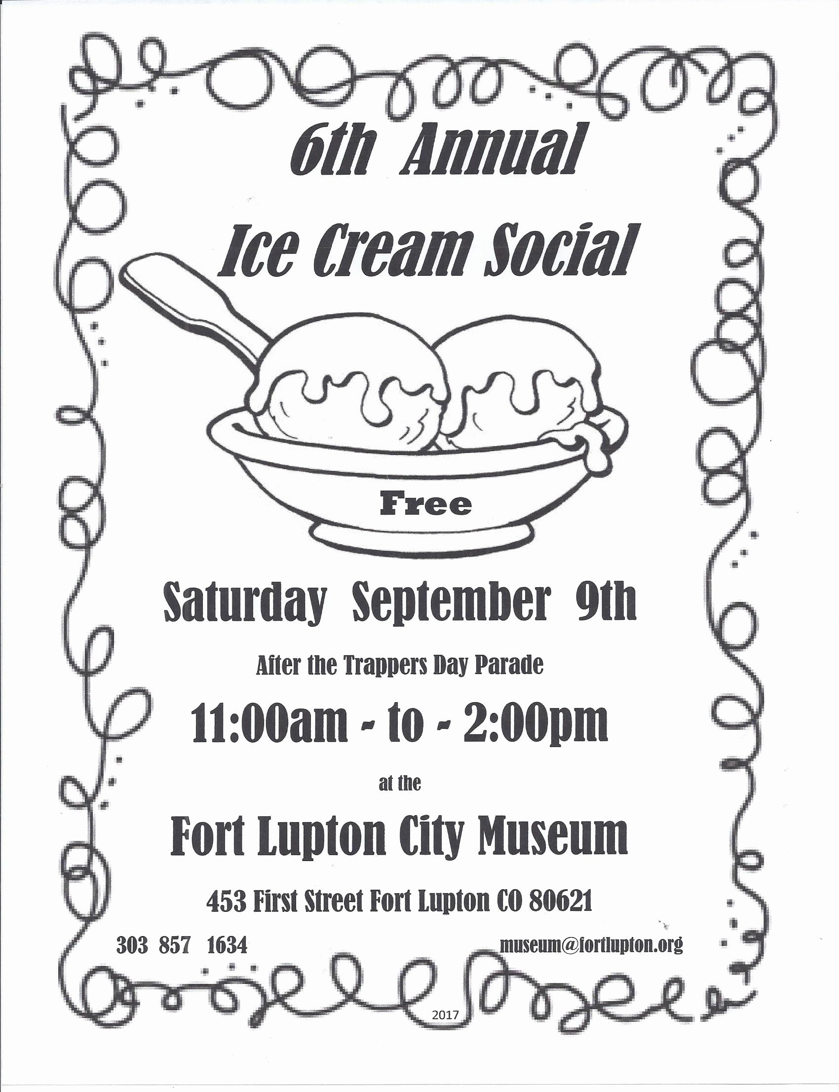 Ice Cream social Flyer Unique Ice Cream social Flyer 2017 fort Lupton Chamber Of Merce