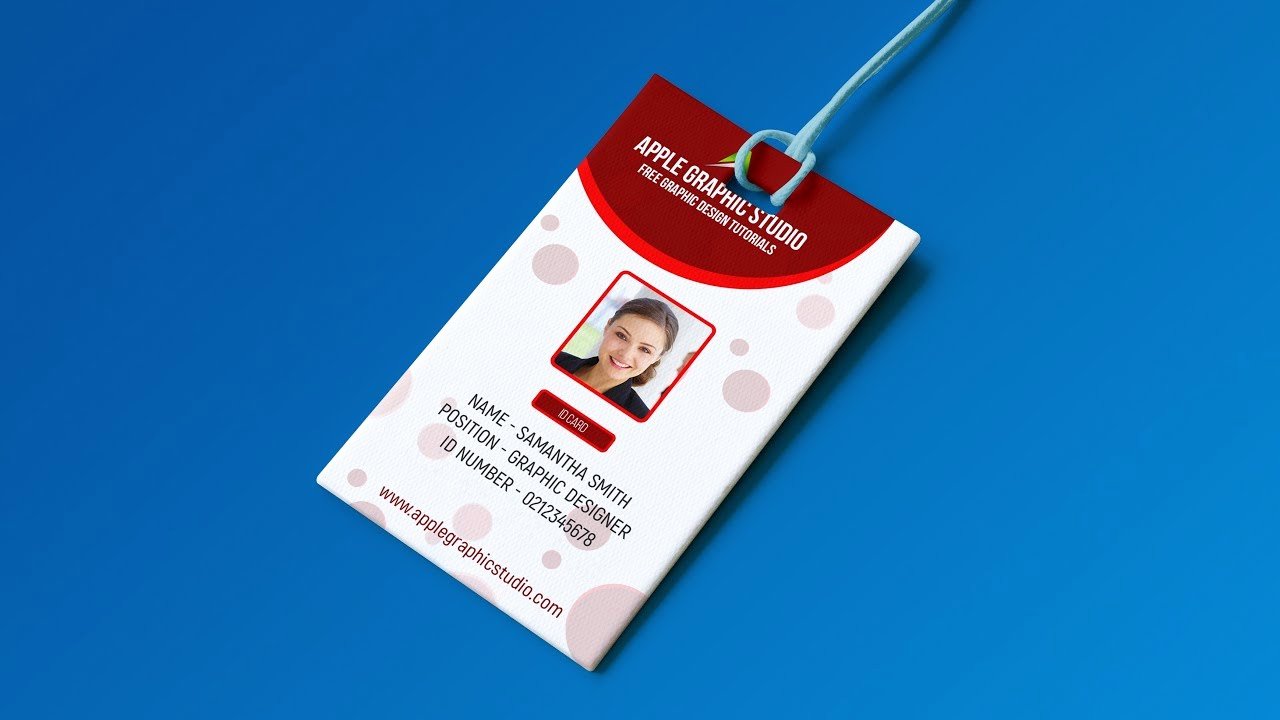 Id Card Template Photoshop Beautiful Create Professional Id Card Template Shop Tutorial
