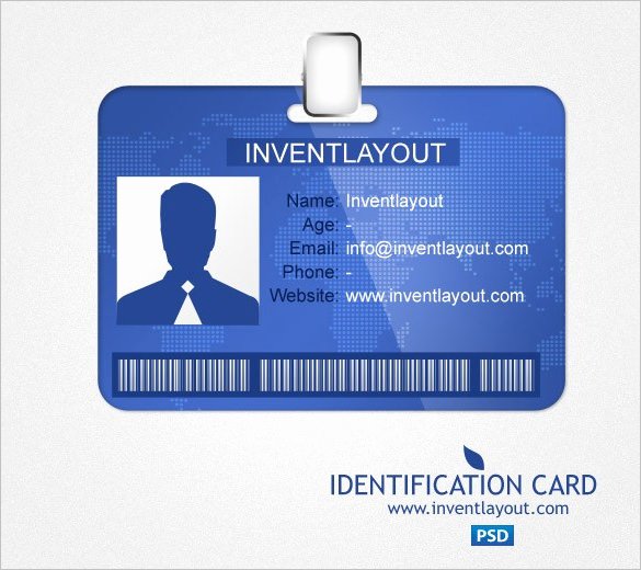 Id Card Template Photoshop Unique 29 Id Card Templates Psd