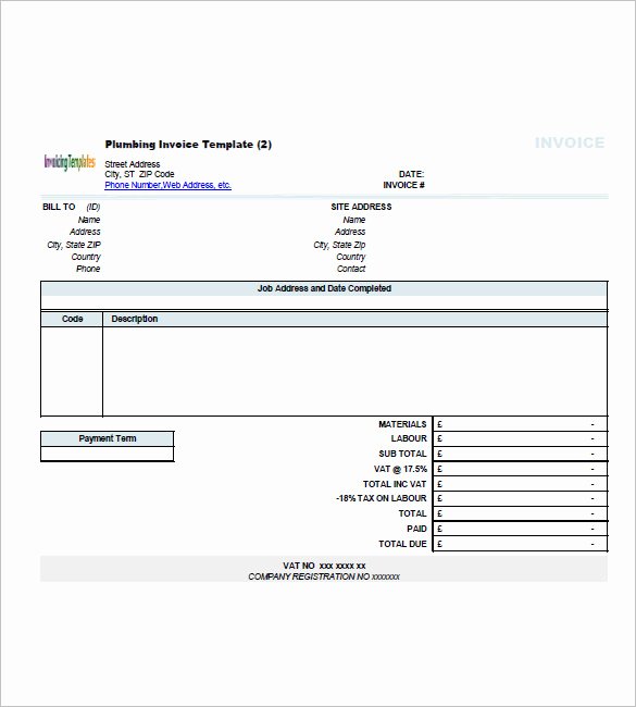 Independent Contractor Invoice Template New Independent Contractor Invoice Template – Printable