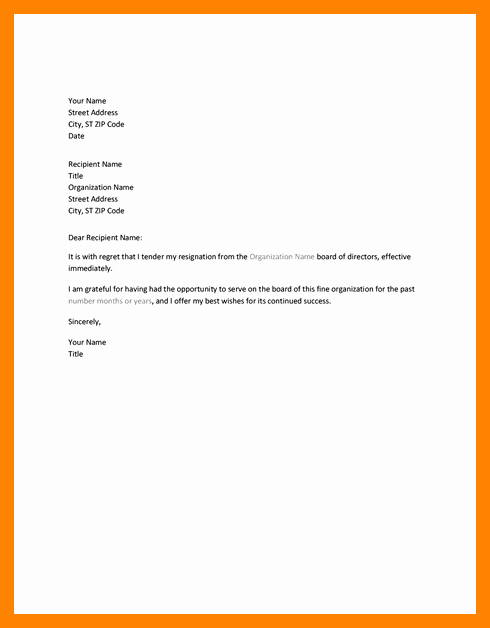 Independent Contractor Resignation Letter New 6 Microsoft Office Templates Resignation Letter