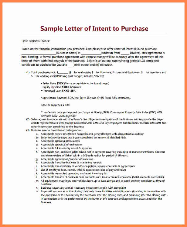 Intent to Sell form Beautiful 10 Letter Of Intent for Real Estate Purchase Template