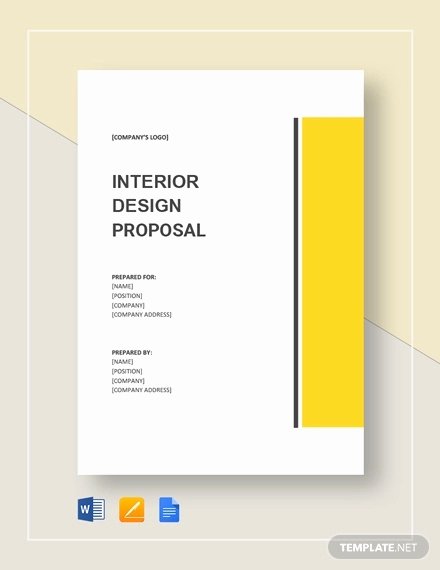 Interior Design Proposal Template Elegant 7 Sample Interior Design Proposal Templates Pdf Word