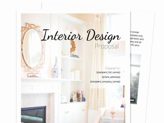 Interior Design Proposal Template Elegant Find Your Proposal Template
