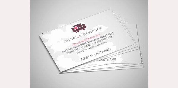 Interior Designer Business Card Awesome 75 Business Card Templates for Designer In Ai Ms Word Psd Apple Pages