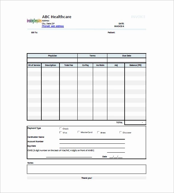 Invoice for Medical Records Template Beautiful 16 Medical Invoice Templates Doc Pdf
