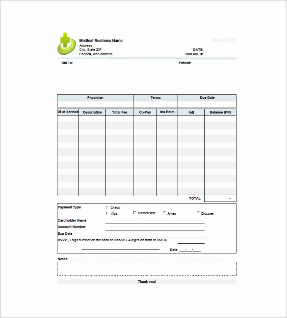 Invoice for Medical Records Template New 16 Medical Invoice Templates Doc Pdf