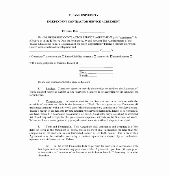 It Service Contract Template Beautiful 36 Service Agreement Templates Word Pdf