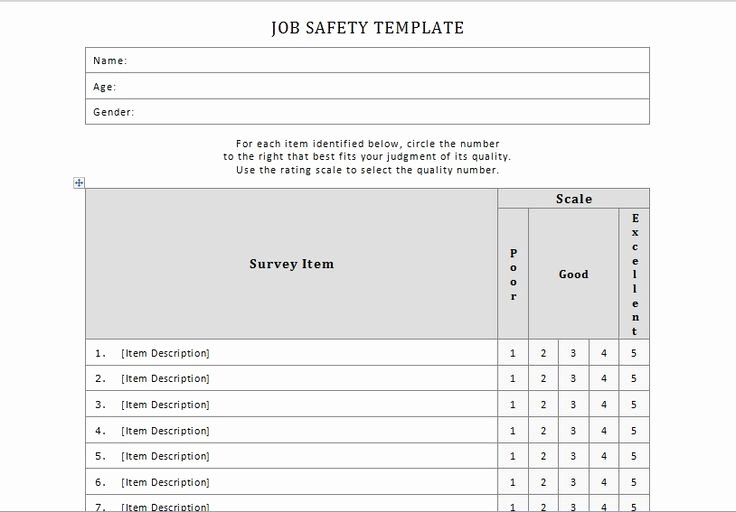 Job Safety Analysis Template Excel Inspirational 17 Best Images About Excel Templates On Pinterest