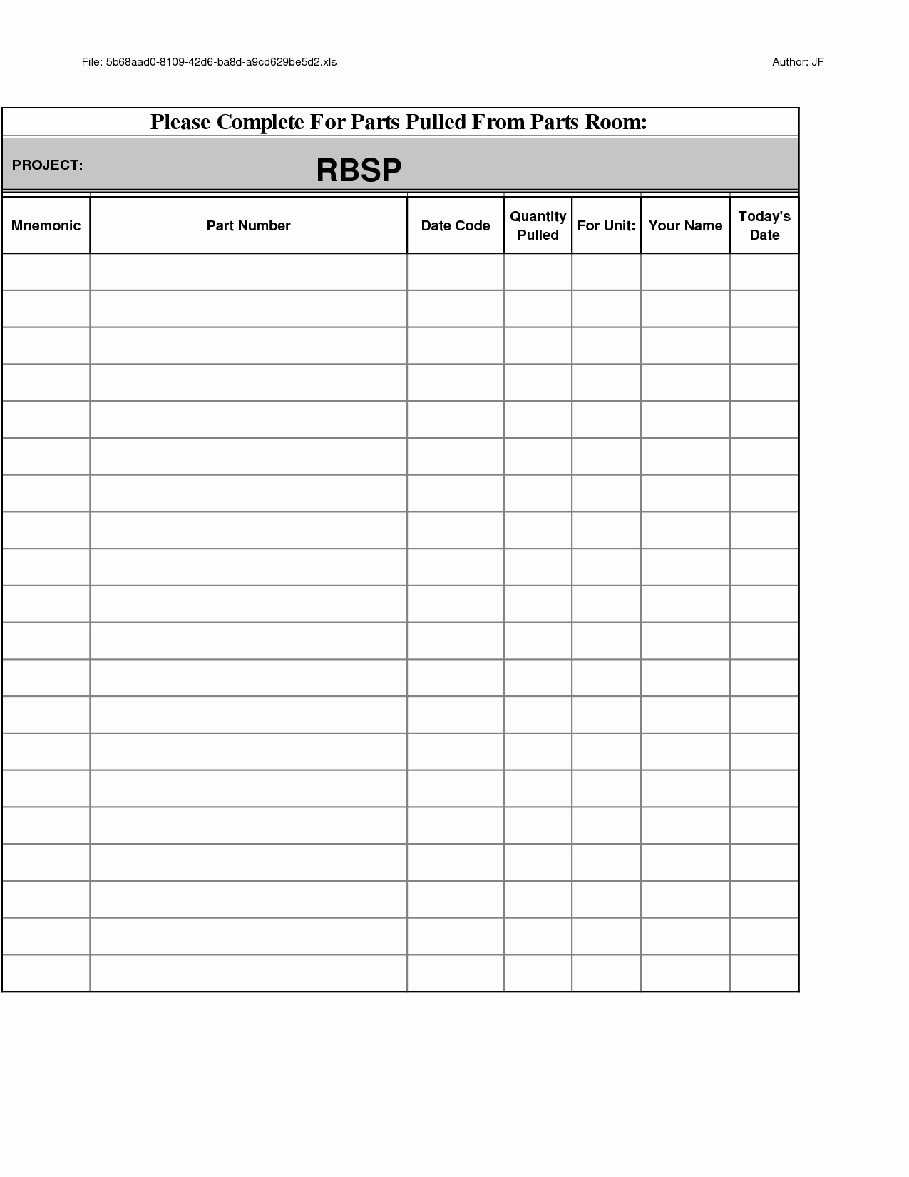 Key Sign Out Sheet Lovely 29 Of Key Control Log Template