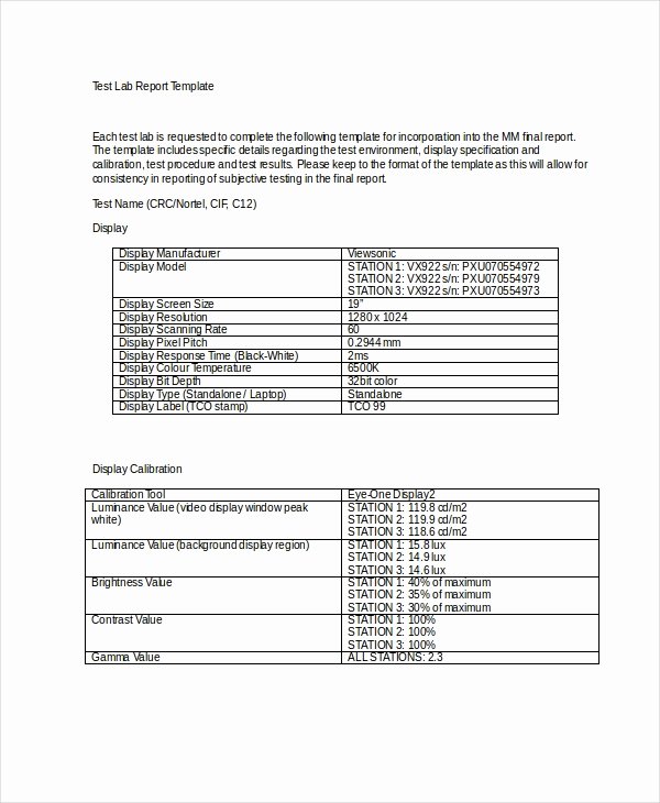 Lab Report Template Middle School Lovely 13 Lab Report Templates Free Pdf Ms Word Apple Pages