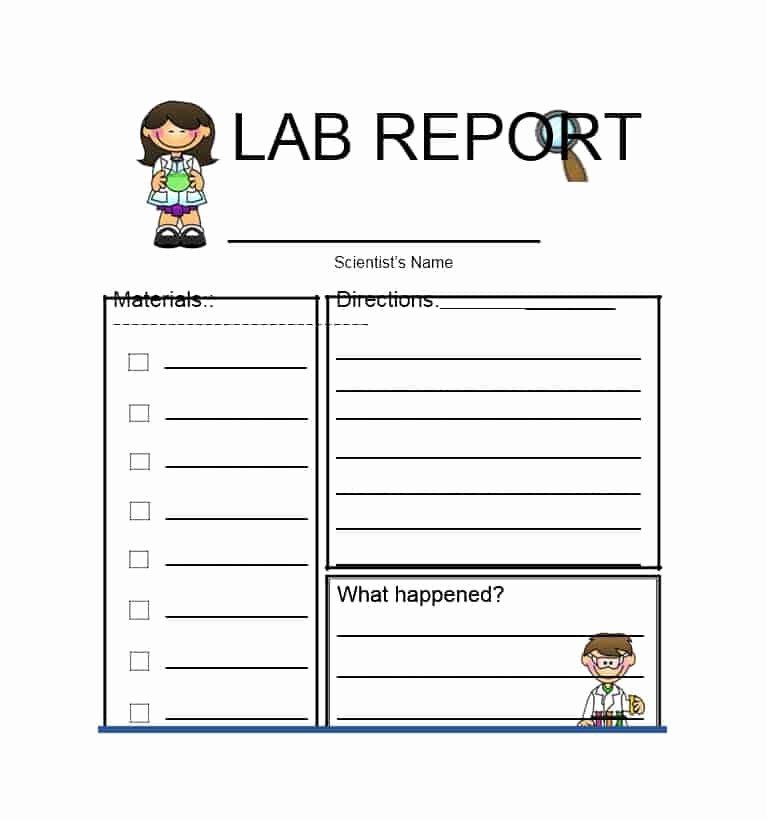 Lab Report Template Word Inspirational 12 Lab Report Templates Writing Word Excel format