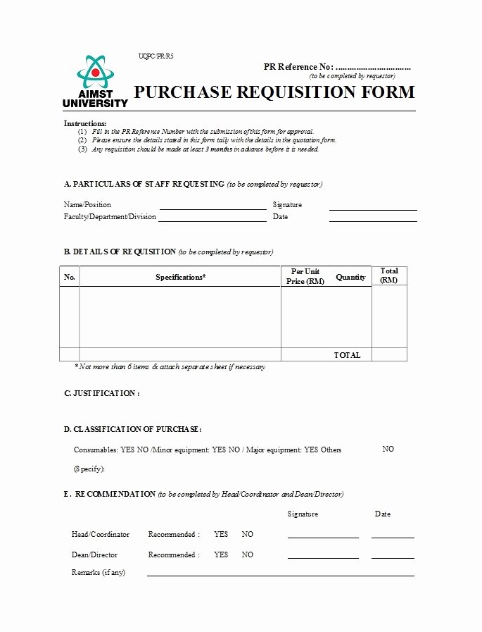 Lab Requisition form Template Elegant 50 Professional Requisition forms [purchase Materials Lab]