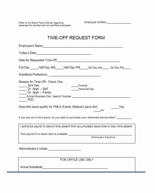 Lab Requisition form Template Elegant Employee Day Off Request form Kayas Opencertificates