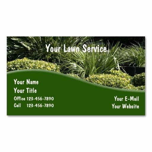 Landscape Business Card Template Luxury 10 Images About Lawn Care Business Cards On Pinterest