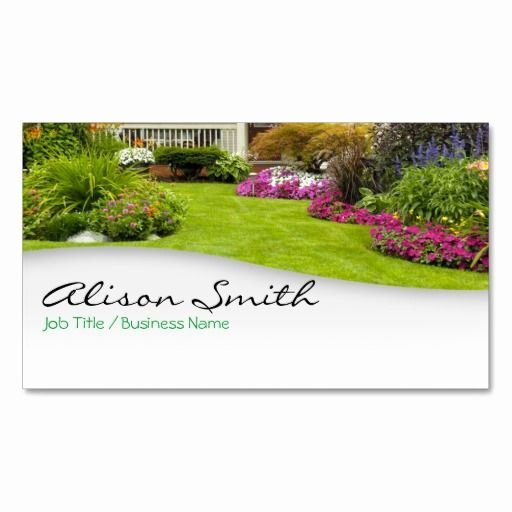 Landscaping Business Card Template Awesome Landscaping Business Card Zazzle