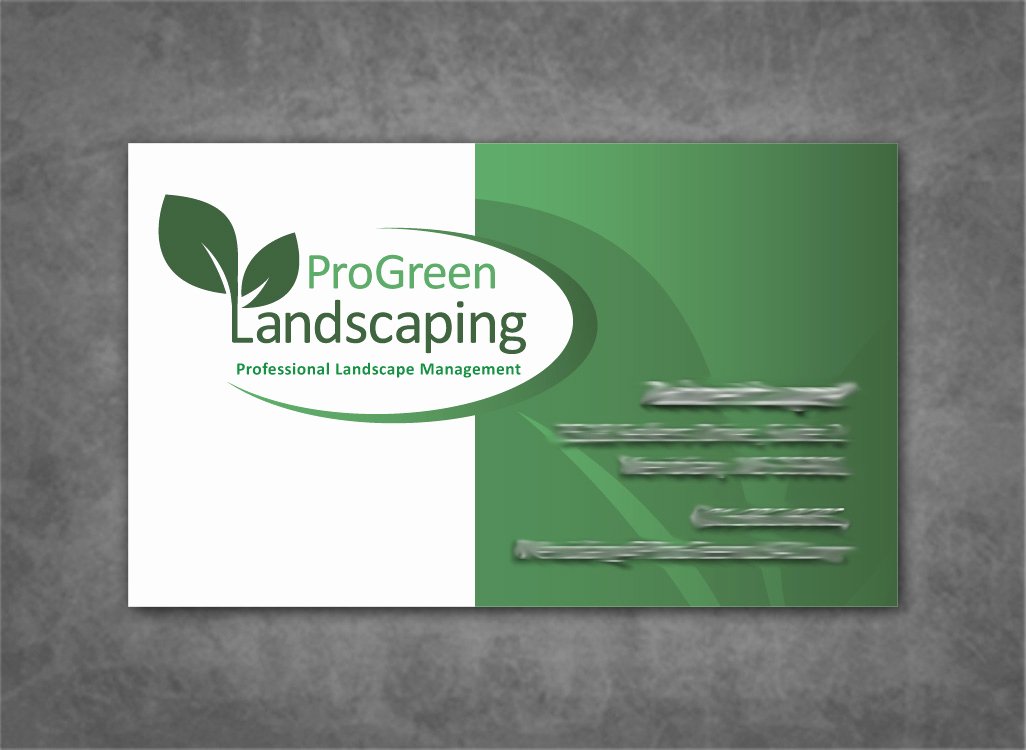 Landscaping Business Card Template New Landscaping Business Cards