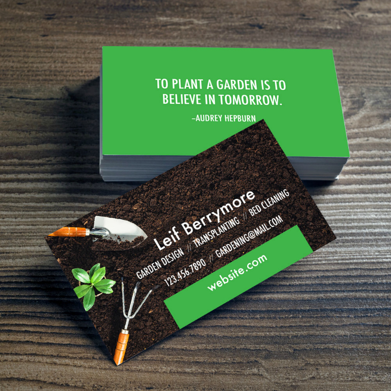 Landscaping Business Card Template Unique 15 Landscaping Business Card Templates Word Psd