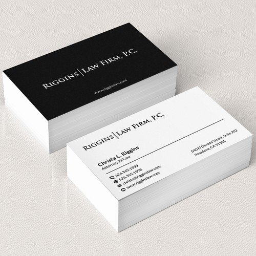 Law Firm Business Cards New Business Card and Letterhead for Employee Rights Law Firm