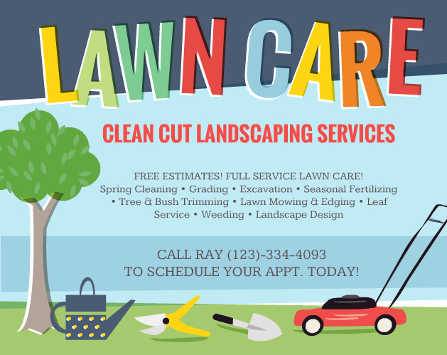 Lawn Mower Flyers Templates Lovely Lawn Care Flyers – Should You Use them the Lawn solutions