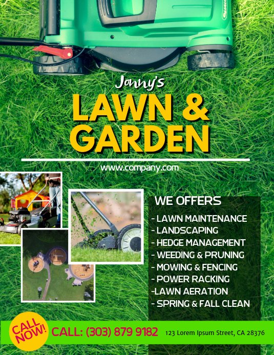Lawn Mowing Flyer Template Luxury Lawn Service Flyer Template