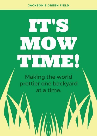 Lawn Mowing Service Flyers Elegant Cleaning Flyer Templates Canva