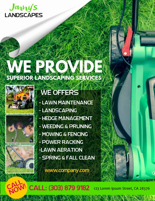 Lawn Mowing Service Flyers Inspirational Lawn Service Flyer Template