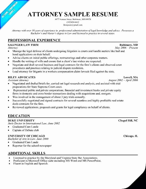 Legal Resume Template Word Awesome Legal Resume format – Baby Eden