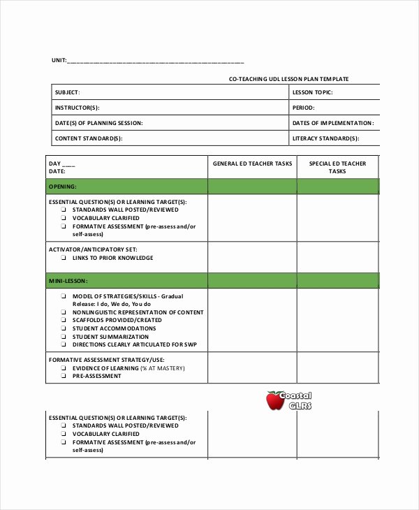 Lesson Plan Template Doc Inspirational Lesson Plan Template 14 Free Word Pdf Documents Download