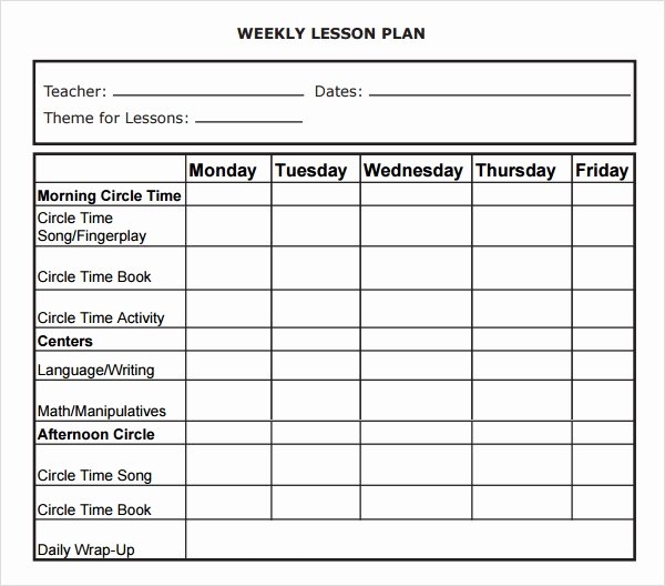 Lesson Plan Template Doc Lovely Lesson Plan Template Doc