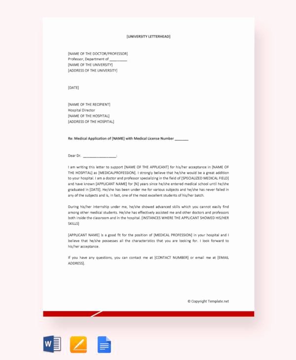 Letter Of Support format Best Of Free11 Letter Of Support Templates In Free Samples Examples format Word Apple Pages Google