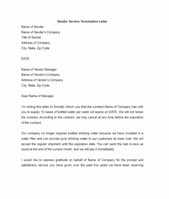 Letter to Terminate Business Relationship Elegant 35 Perfect Termination Letter Samples [lease Employee