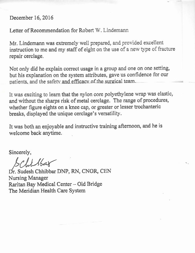 Letters Of Recommendations for Nurses Fresh Nursing Manager Re Mendation Letter Medical Device