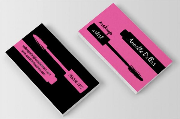 Makeup Artist Business Card Lovely Makeup Artist Business Card 25 Free &amp; Premium Designs Download