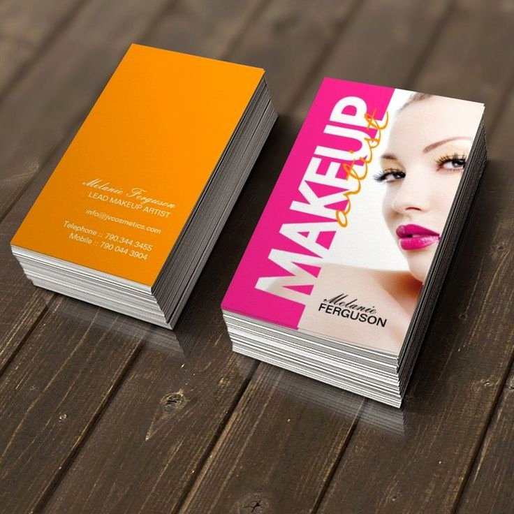 Makeup Artist Business Card Luxury 1000 Images About Makeup Artist Business Cards On Pinterest