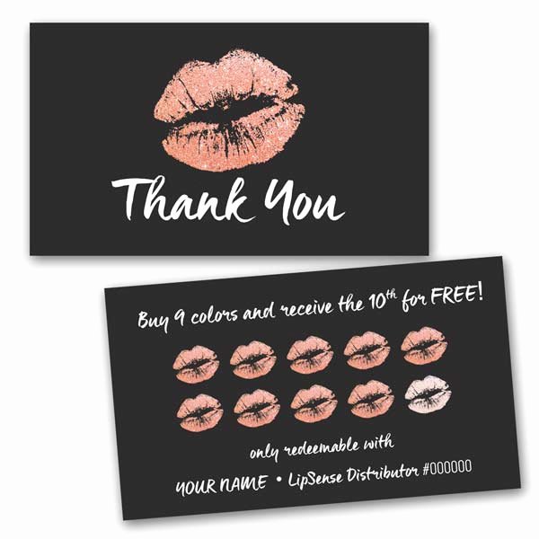 Makeup Artist Business Cards Beautiful Lipsense Makeup Artist Business Card Loyalty Card • Itw Visions