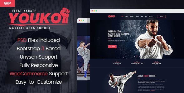 Martial Arts Wordpress theme Unique Youko Martial Arts Wordpress theme Web Design Tips