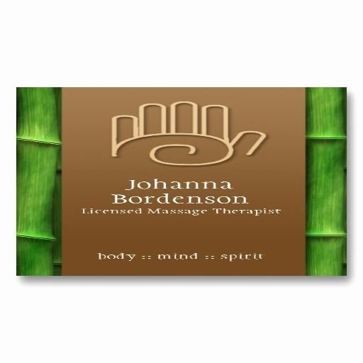 Massage therapist Business Card Lovely 16 Best Massage therapist Business Cards Images On Pinterest