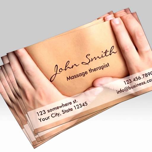 Massage therapist Business Cards Example Beautiful 20 000 Featured Business Card Templates