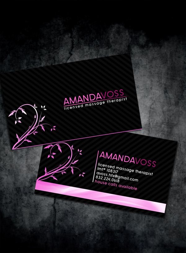 Massage therapist Business Cards Example Lovely Modern and Stylish Massage therapist Business Cards Templates Designed by Anthony Martin for