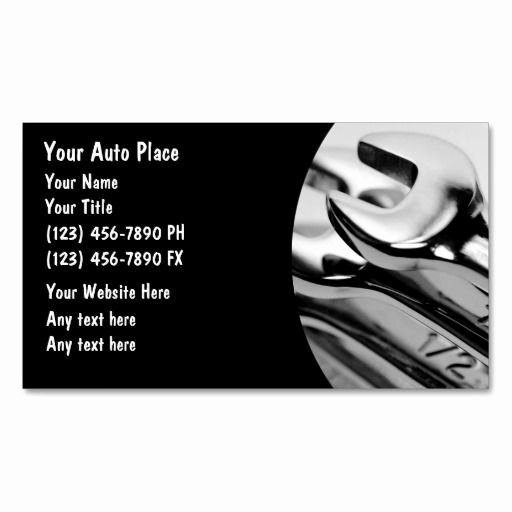 Mechanic Business Cards Templates Free Inspirational 78 Best Images About Auto Detailing Business Cards On Pinterest