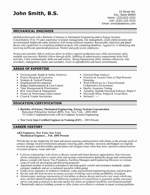 Mechanical Engineering Resume Examples Best Of top Mining Resume Templates &amp; Samples