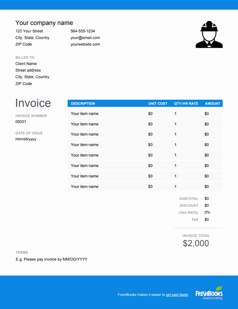 Medical Bill Template Pdf Best Of Contract Labor Invoice Template Free Download