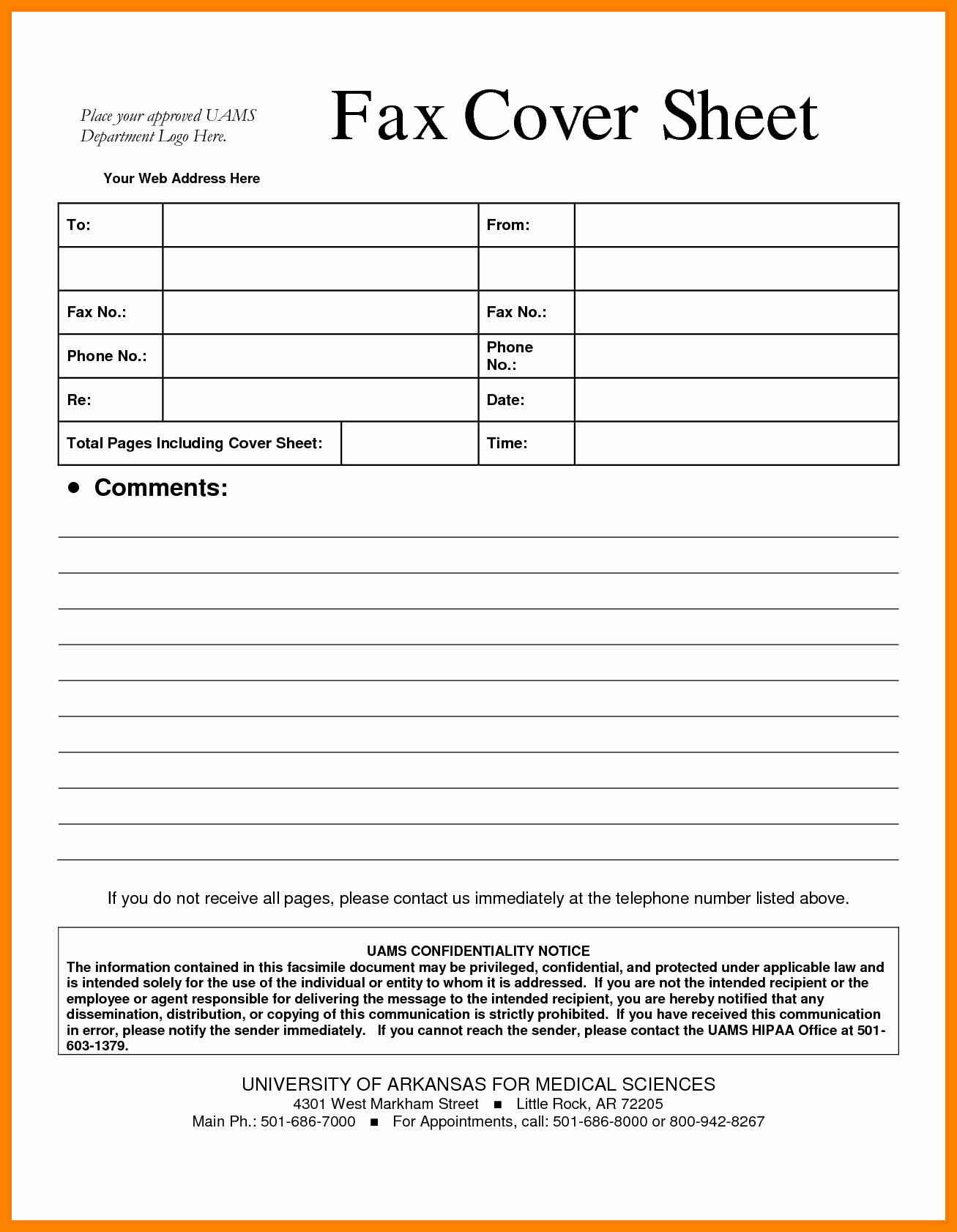 Medical Fax Cover Sheet Elegant 6 Medical Fax Cover Sheet Confidentiality Statement