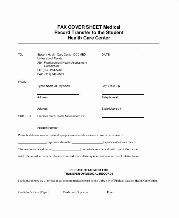 Medical Fax Cover Sheet Fresh Sample Generic Fax Cover Sheets 8 Documents In Pdf Word