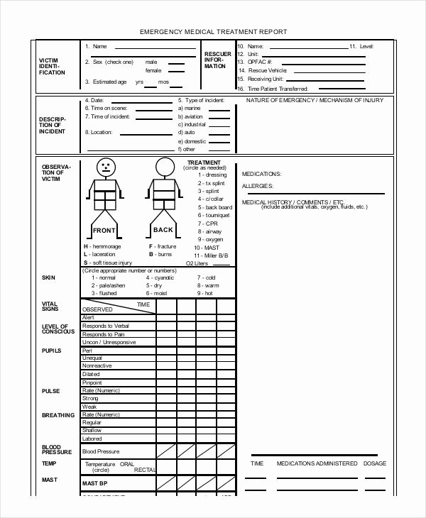 Medical Incident Report form Awesome Free 35 Incident Report forms In Pdf
