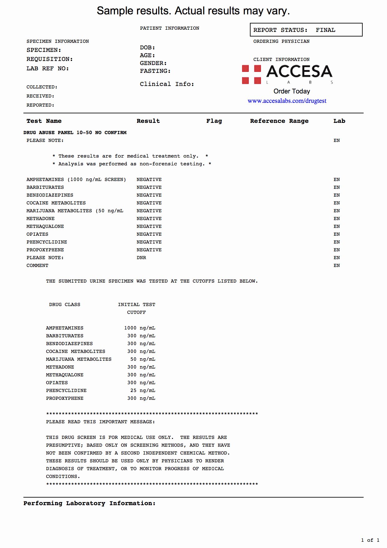 Medical Lab Results Template Lovely Titer Test Near You Vaccine Titer Blood Testing