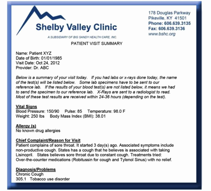 Medical Records Summary Template Luxury No Digital Divide In This Rural Kentucky Practice